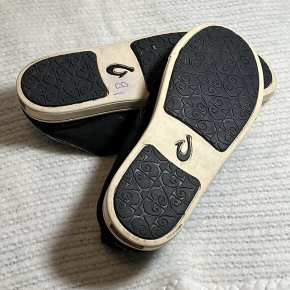 OluKai Pehunia Breathable Slip On Shoe Black Women’s‎ Size 7 - Picture 11 of 14